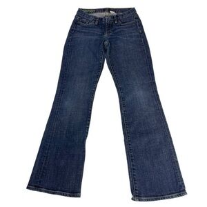 J. Crew Bootcut Jeans Women's 26S / 28S Blue Cotton Spandex Work Summer Fall